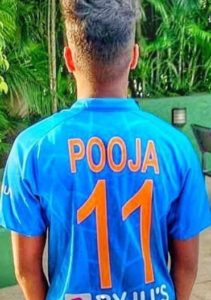 Pooja Vastrakar Biography - Female Cricketer, Age, Height, Profile, Family, Twitter - gulabigangofficial.in 5