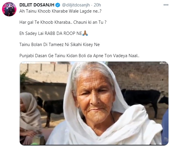 Diljeet Dosanjh tweet to Kangana Ranaut on Farmers Protest