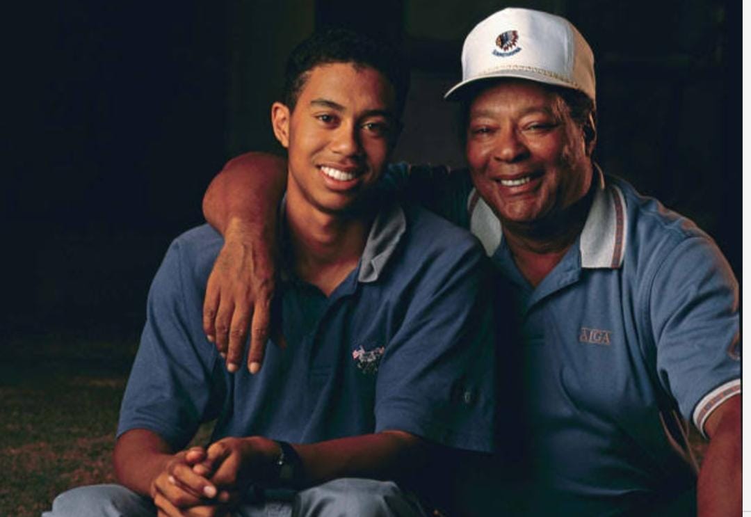 TIGER WOOD FATHER EARL WOODS  