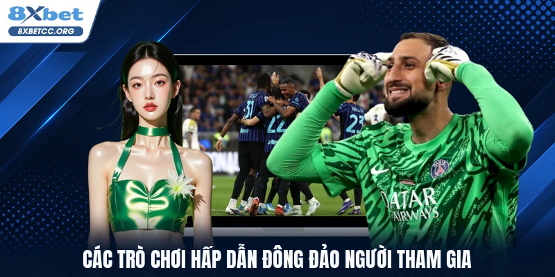 Các trò chơi hấp dẫn đông đảo người tham gia