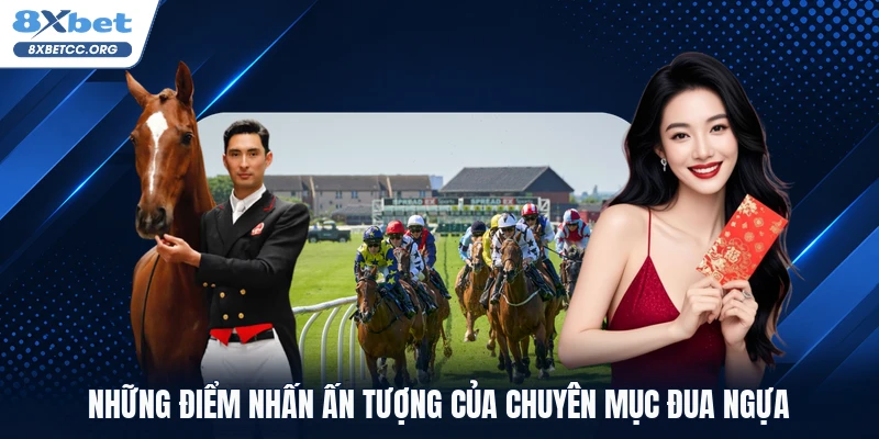 Những điểm nhấn ấn tượng của chuyên mục đua ngựa